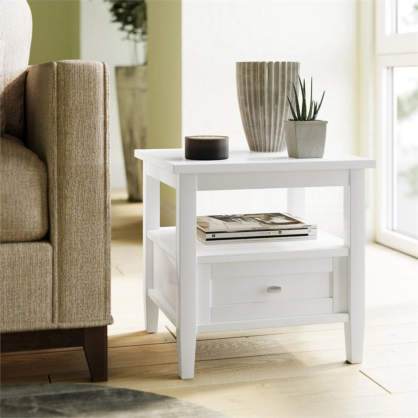 Home Square 2-Piece Wood 20