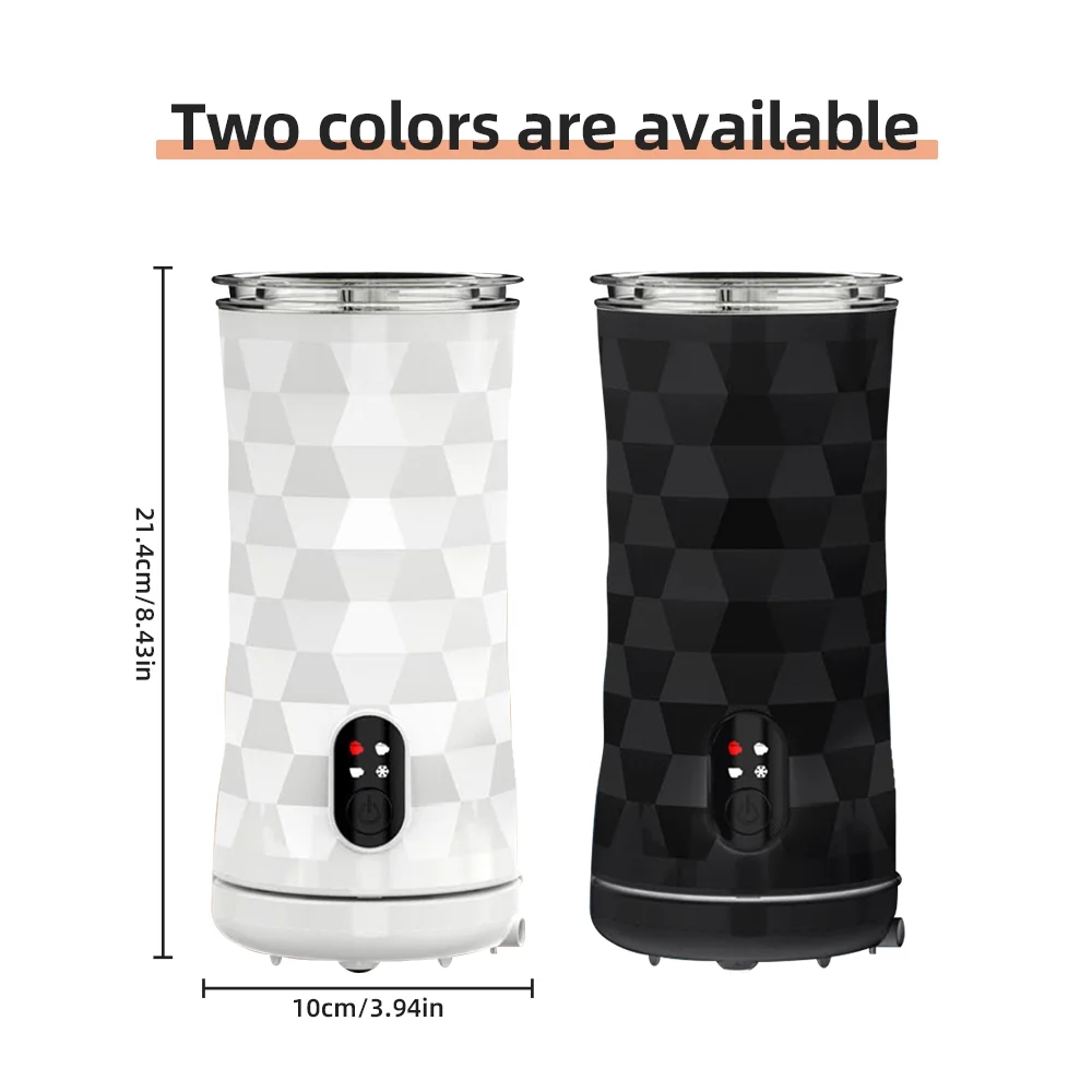 Dcenta Milk Frother 4-in-1 400W Automatic Hot/Cold Foam Maker and Milk Warmer for Latte/Cappuccinos