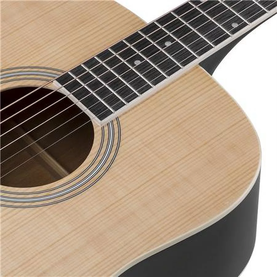 B20DNT Beginner Dreadnought Acoustic Guitar Pack, Natural