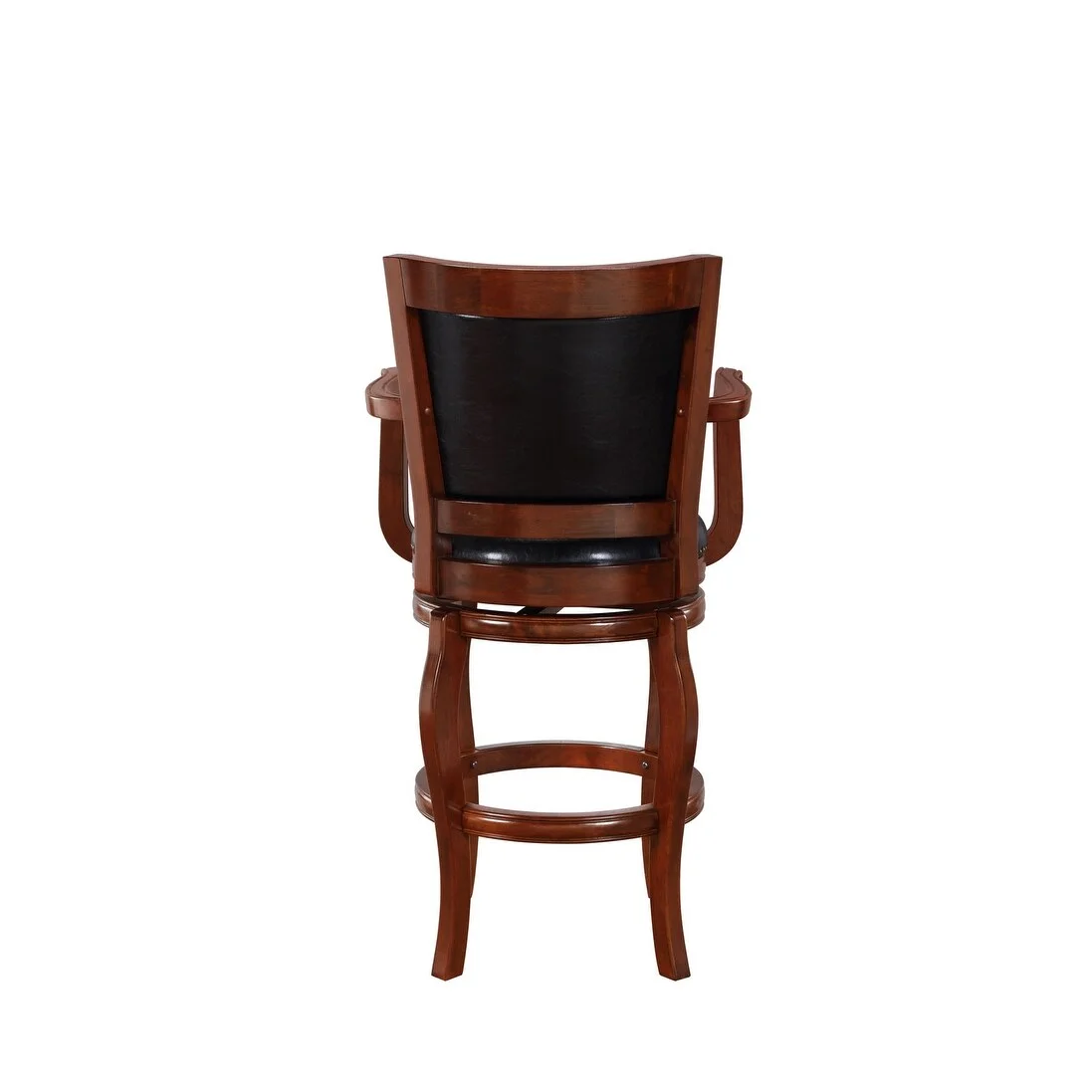 Boraam Jones Bar Height Swivel Bar Stool in Cherry