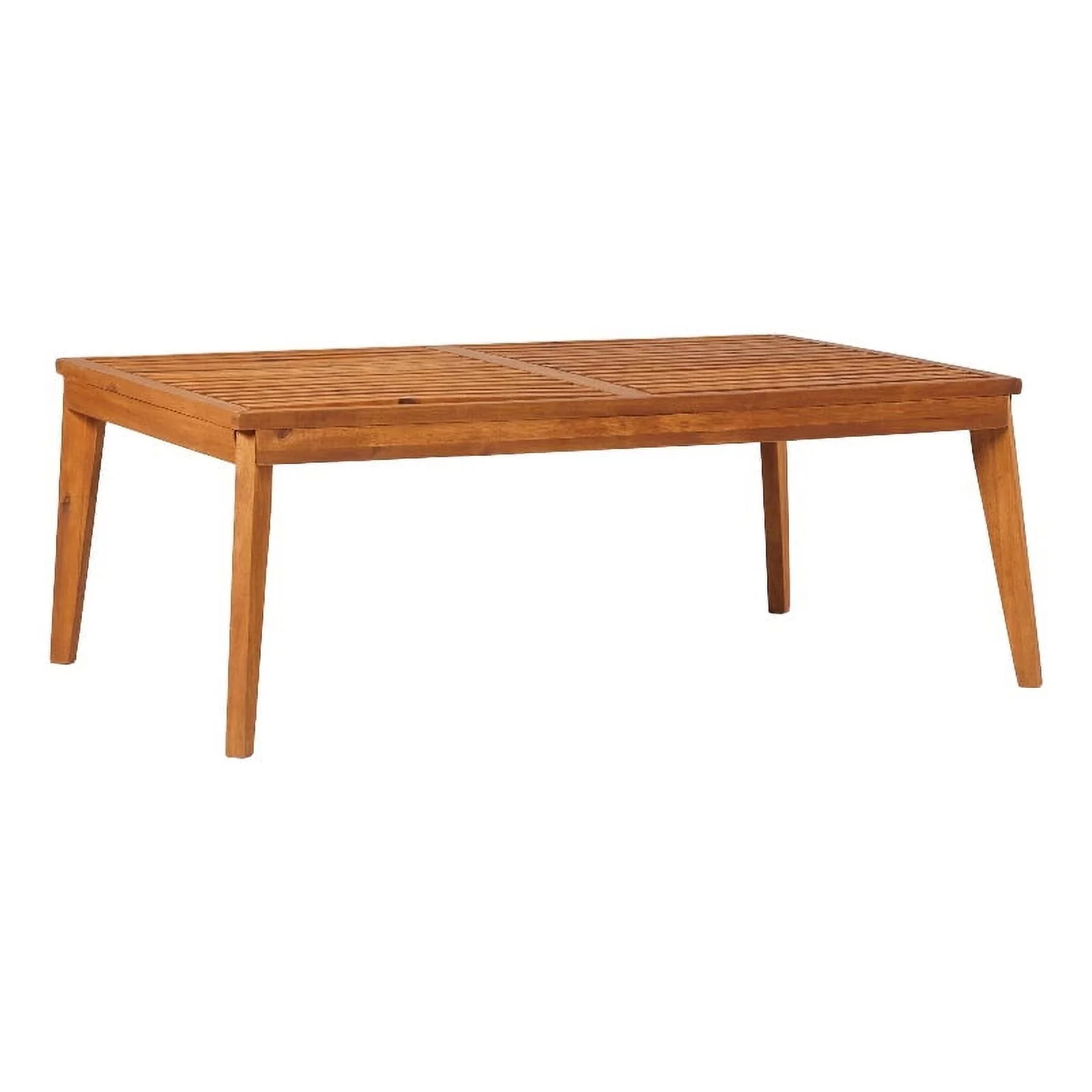 Modern Outdoor Zander Solid Wood Coffee Table - Brown