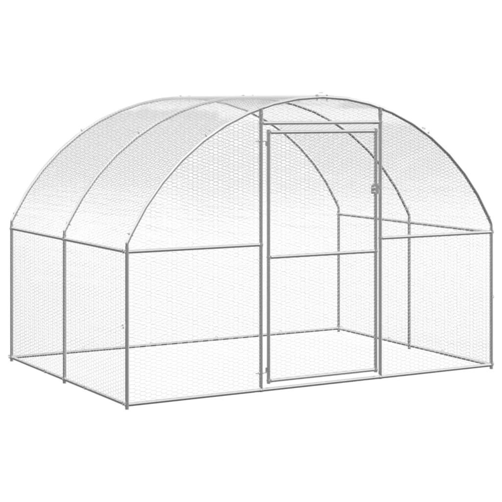 Andoer parcel,Chicken CoopChicken Animals- Easy-to- And ChickenFarm Coop Metal Chicken 39.4' X 6.6'Farm 9.8' Durable Chickens Ducks Chickens Ducks And Ducks And Small