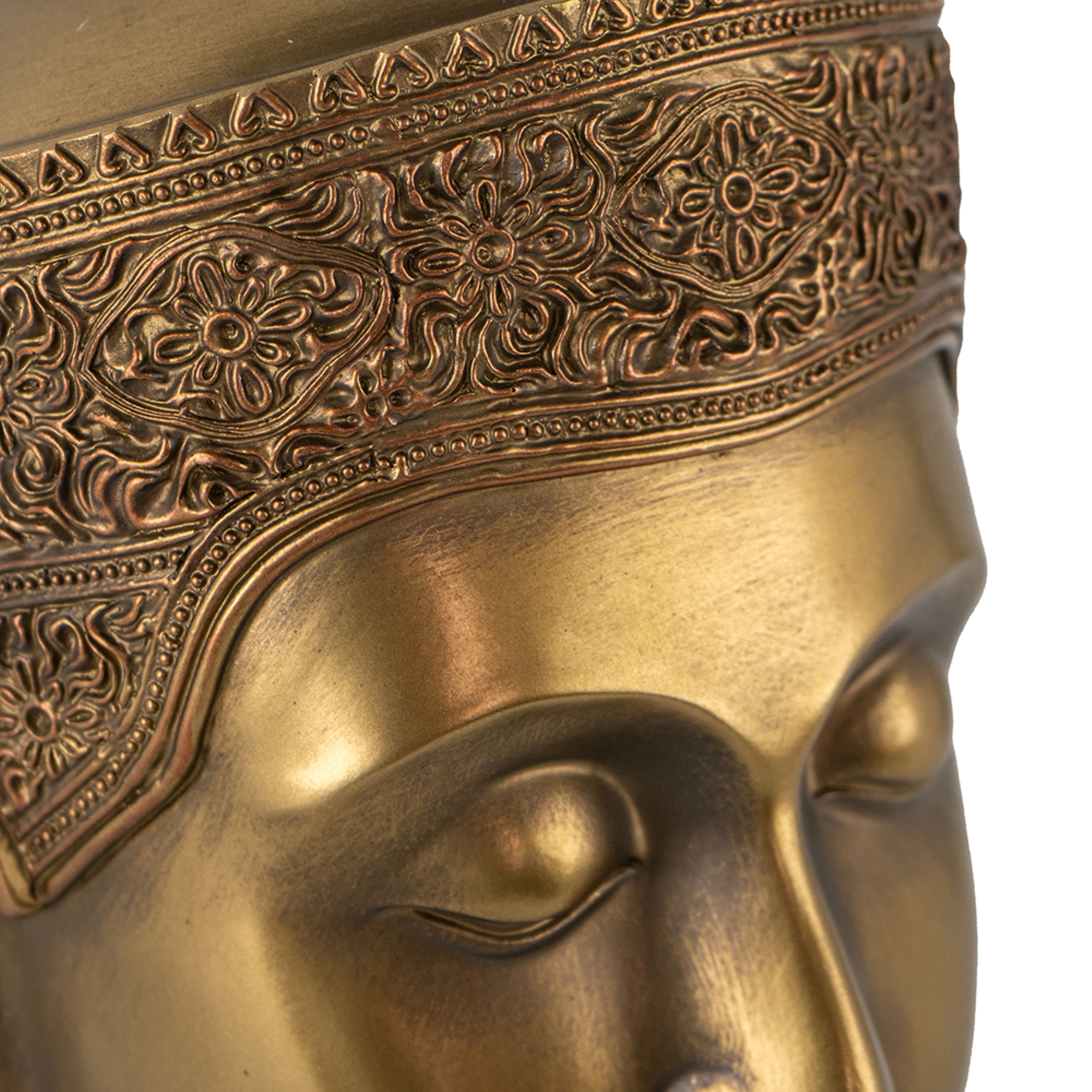 CC Home Furnishings Resin Buddha Statue Head - 14.25