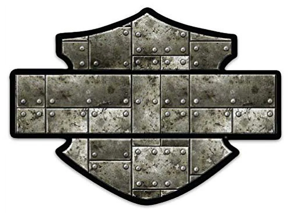 Harley-Davidson Steel Plate Embossed Tin Sign, 18 x 13.125 inches 2011691, Harley Davidson