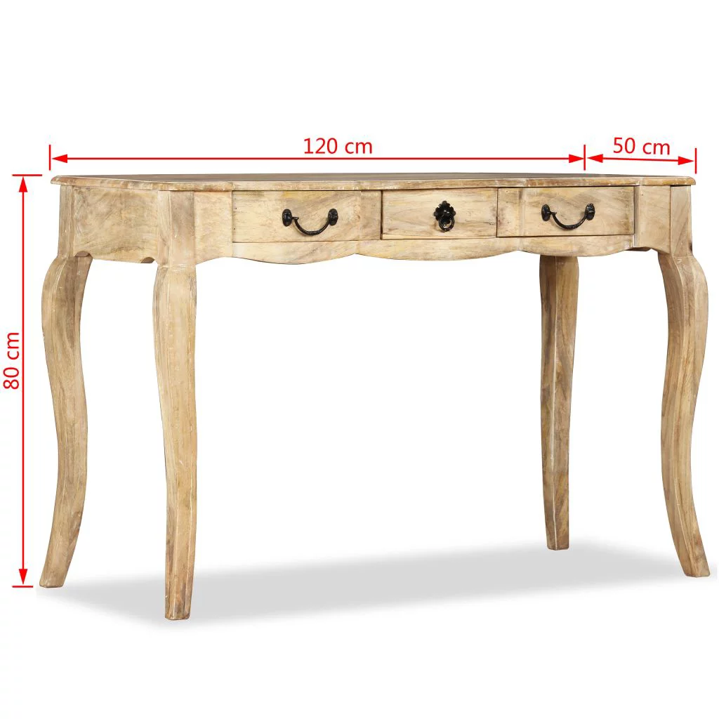 Andoer Console Table Solid Mango Wood 47.2