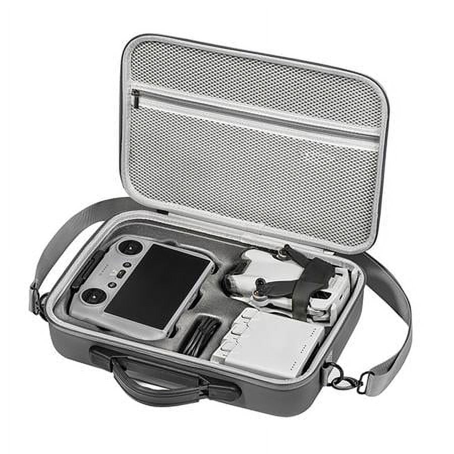 Carrying Case for DJI Mini 4 Pro Fly More Combo and RC 2 Controller, Gray