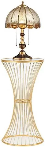 HVSDIMO Round Metal   Light Gold Modern End  for Small Spaces  Small Coffee  Bedside   Room Bedroom Office
