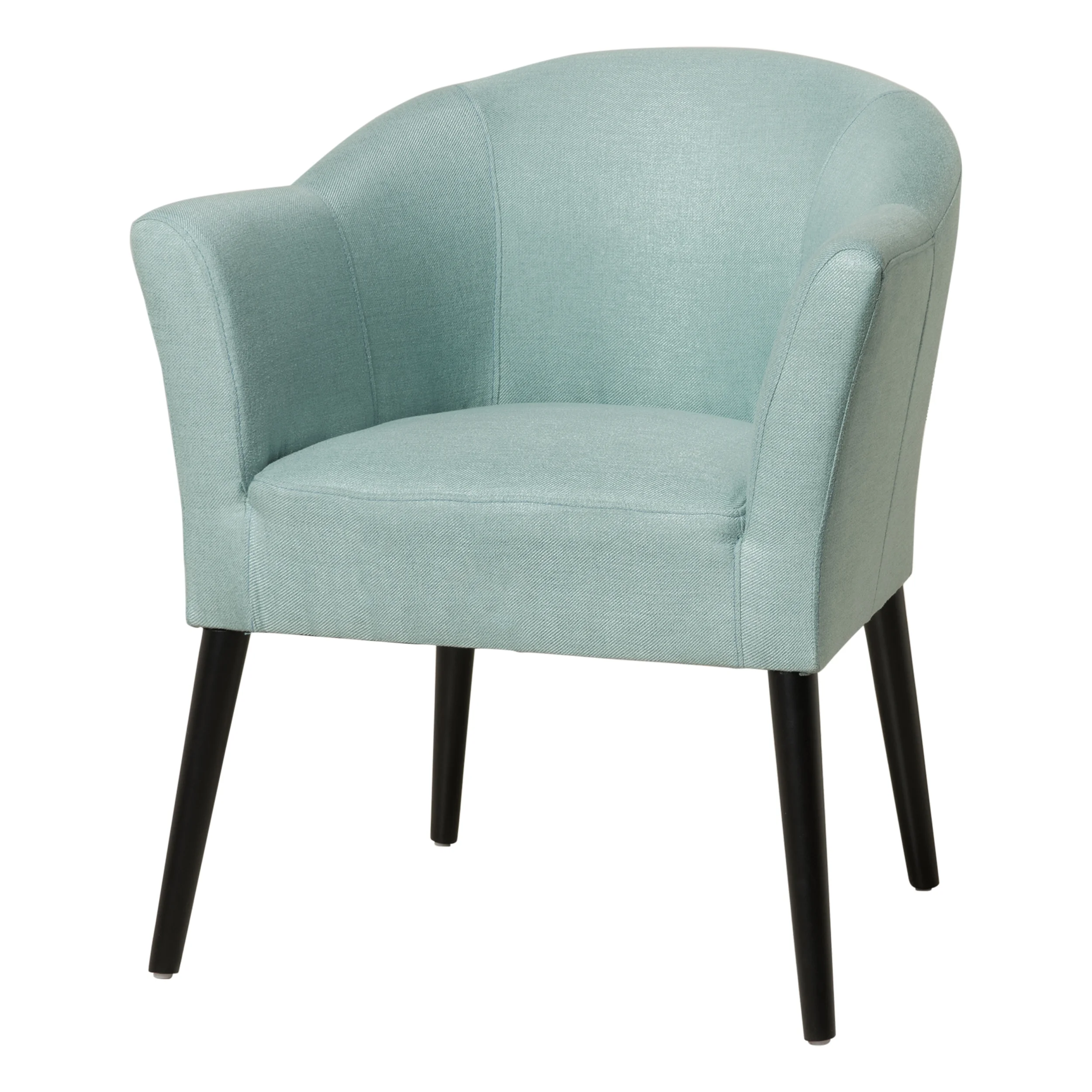 GDF Studio Hassette Club Chair, Light Blue