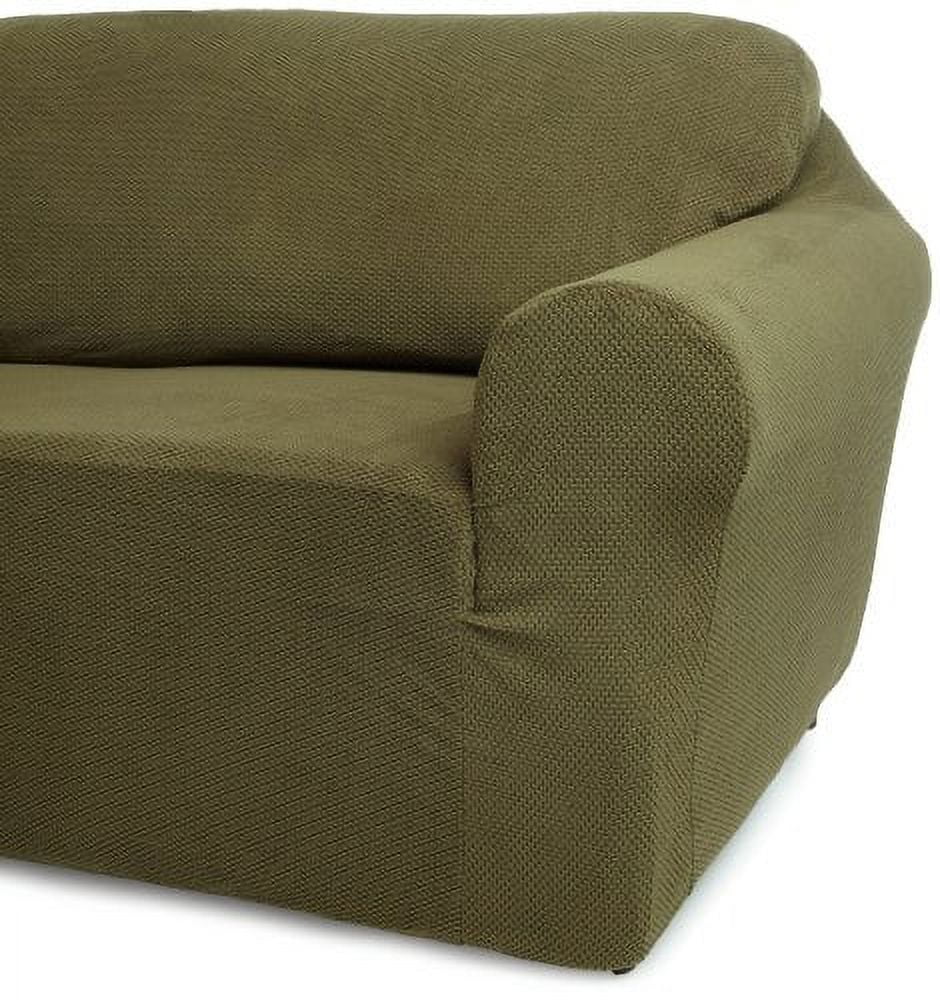 Classic Slipcovers 30-42-Inch Chair Cover, Olive Green