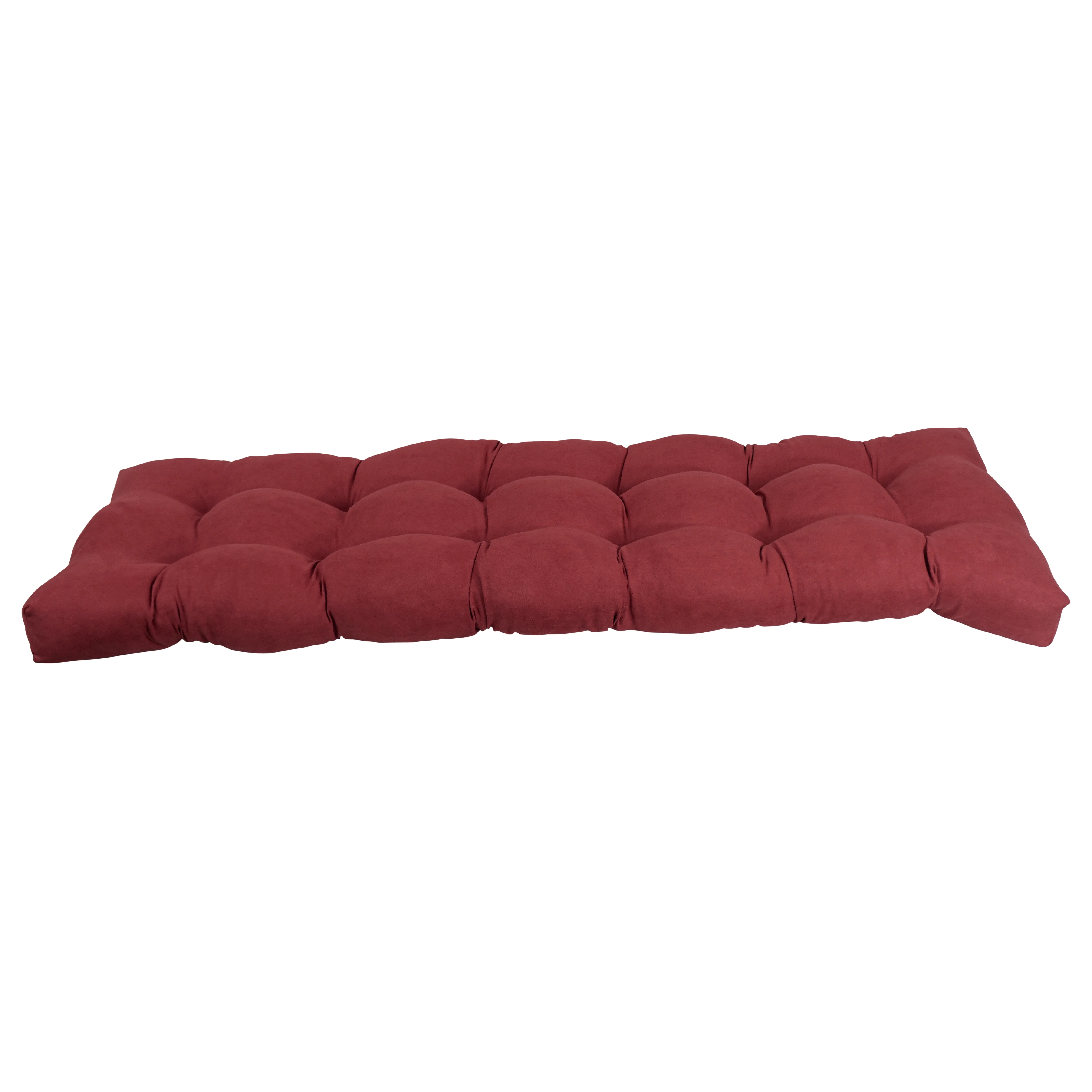 Blazing Needles 60-inch by 19-inch Tufted Solid Microsuede Bench Cushion