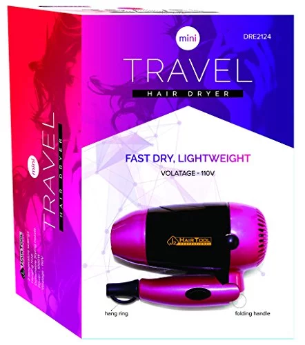 J2 Hair Tool Mini Travel Hair Dryer