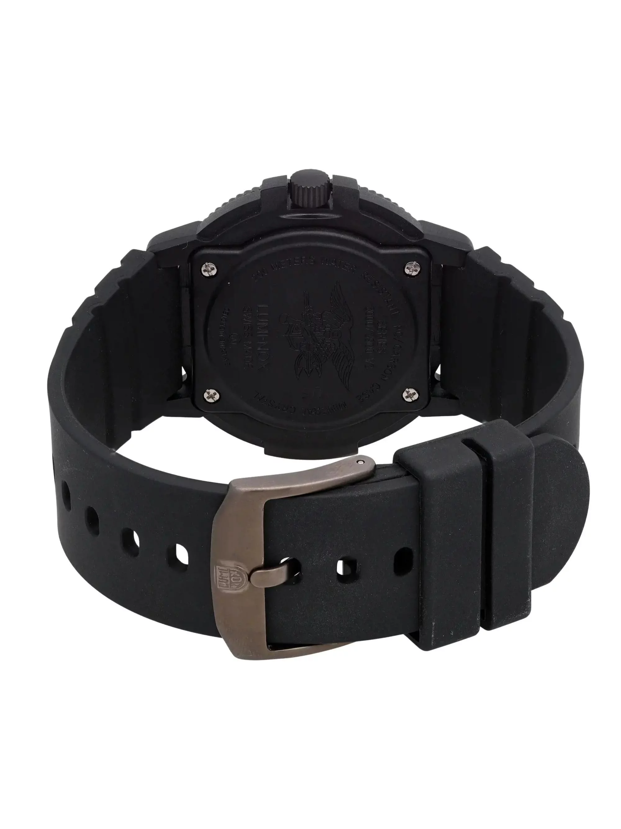 Luminox Navy Seal Blackout 43mm Carbon Black Dial Quartz Men Watch XS.3001.BO