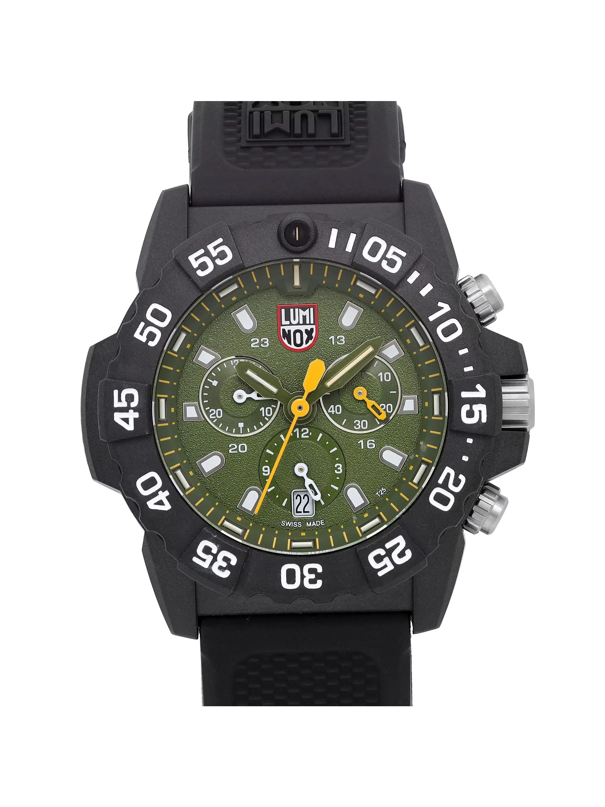 Luminox Navy Seal Chronograph Carbon 45mm Green Dial Mens Quartz Watch XS.3597