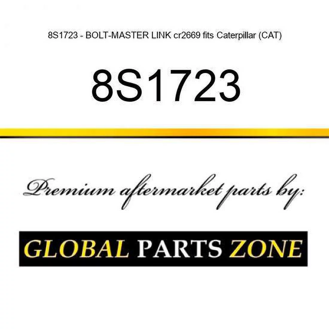 8S1723 - BOLT-MASTER LINK cr2669 fits Caterpillar (CAT)