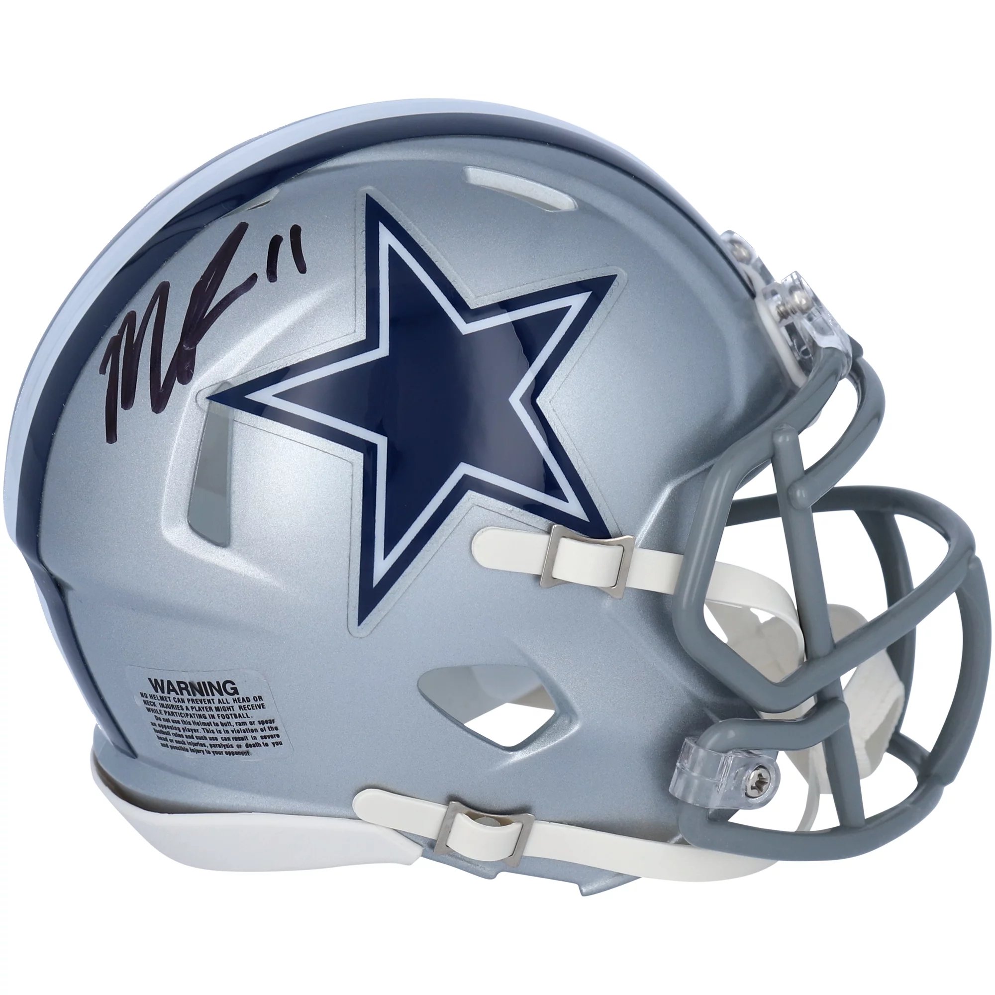 Micah Parsons Dallas Cowboys Autographed Riddell Speed Mini Helmet - Fanatics Authentic Certified