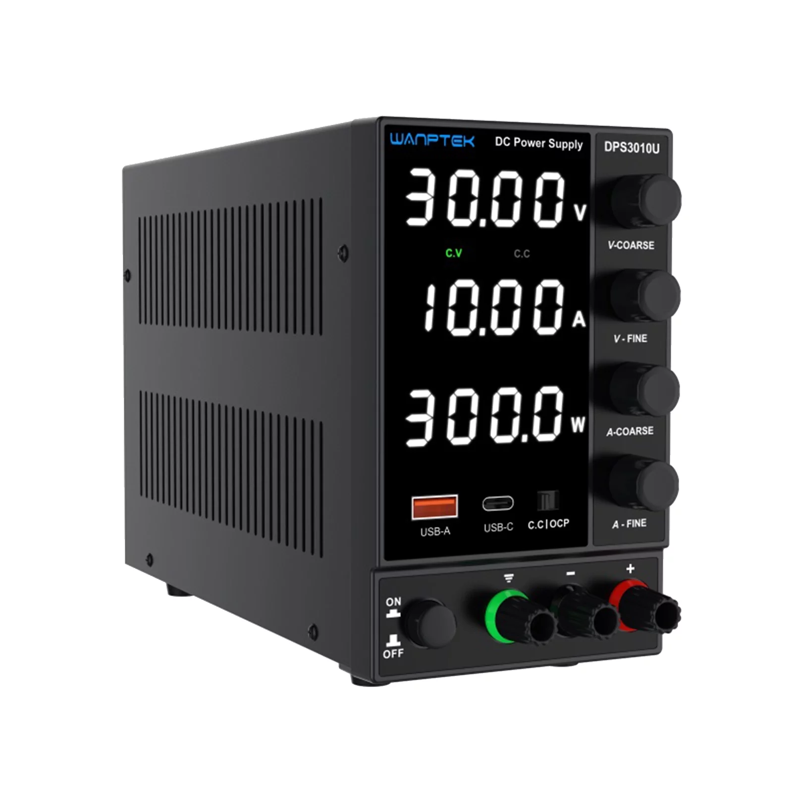 wanptek Power Regulater,0-30V 0-10A 300W DPS3010U 0-30V 0-10A Supply 115V/230V 50/60Hz Power Supply 300W DC Power LED Precision Adjustable Supply 4 Display JINMIE Power SIUKE DPS3010U RUSUO