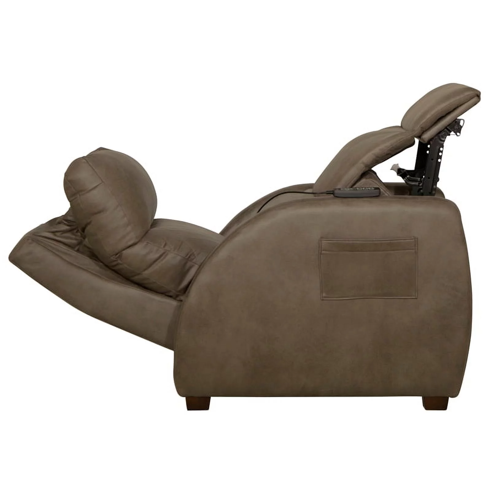 Catnapper Unwind Power Zero Gravity Recliner in Taupe Polyester Fabric