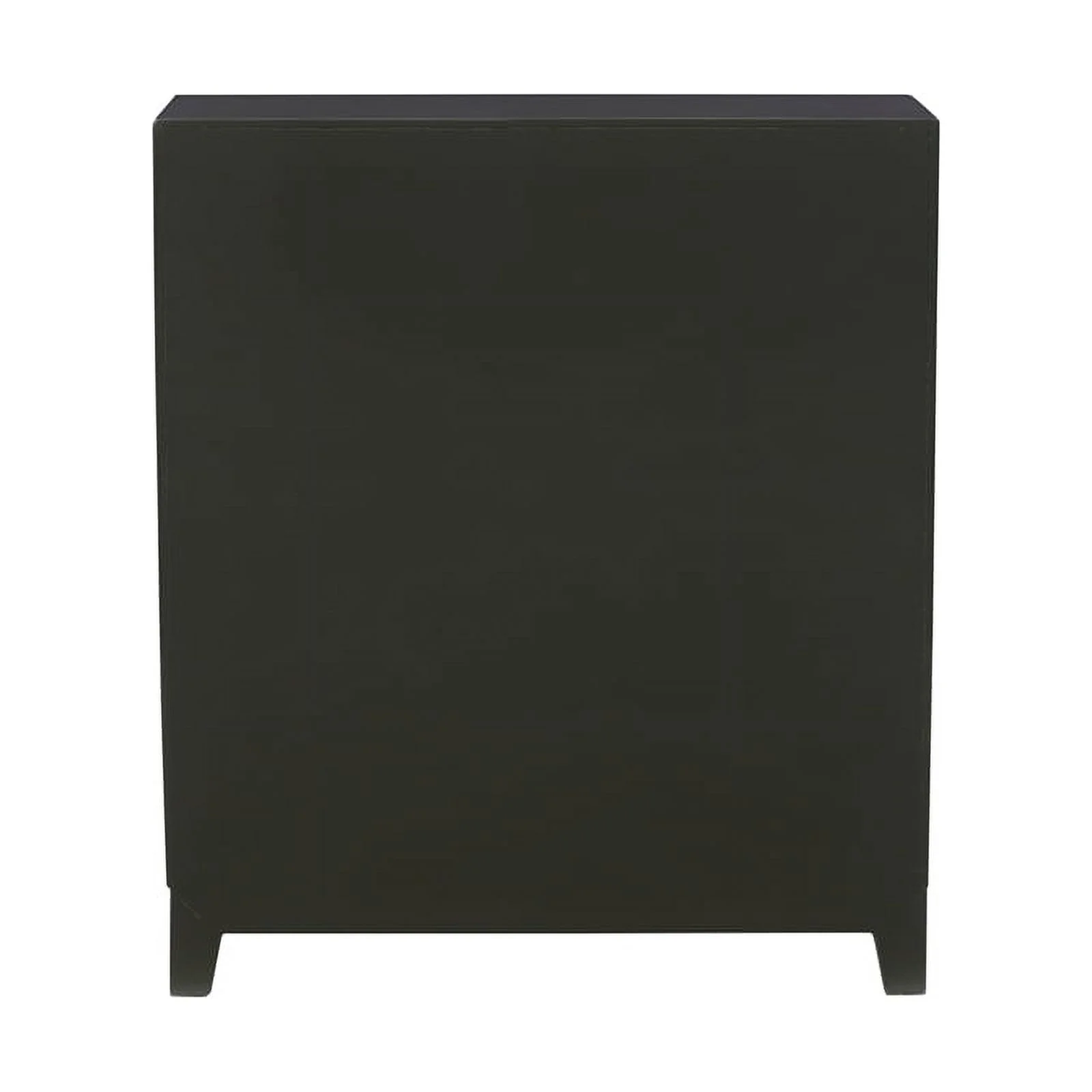 Pemberly Row Transitional Veneer Wood Accent Cabinet in Dark Gray