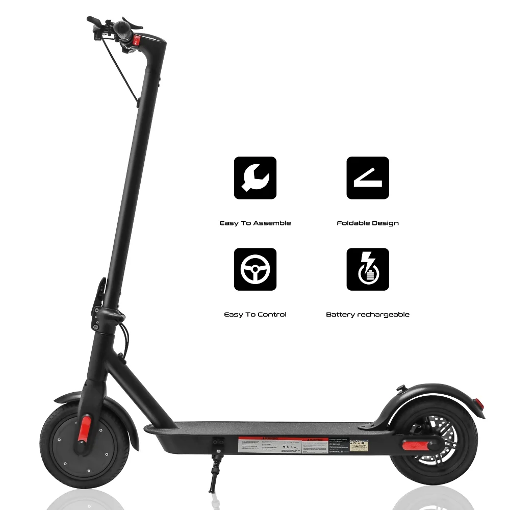 BornTech Electric Scooter For Adults Foldable E-Scooter Portable Commuter Kick Scooter
