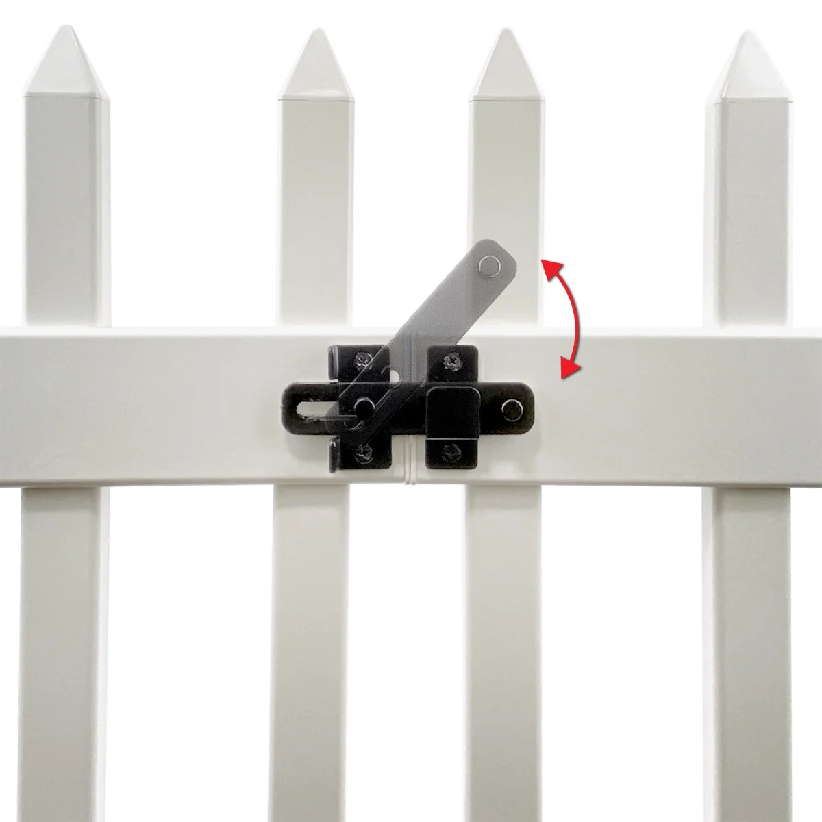 Yardlink White Vinyl Fence Gate, 34 inch H x 39-1/4 inch W