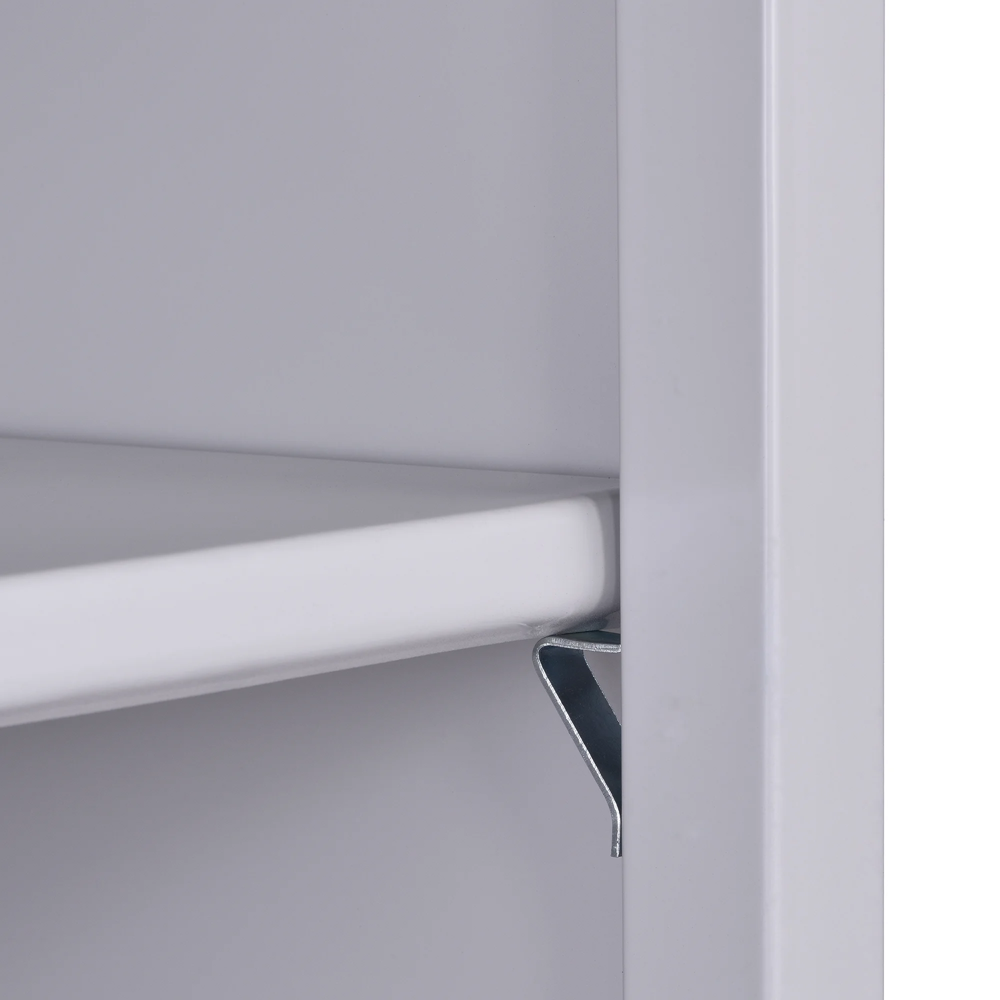 Sandusky Welded 36 in. Tall Dove Gray Metal Standard Bookcase