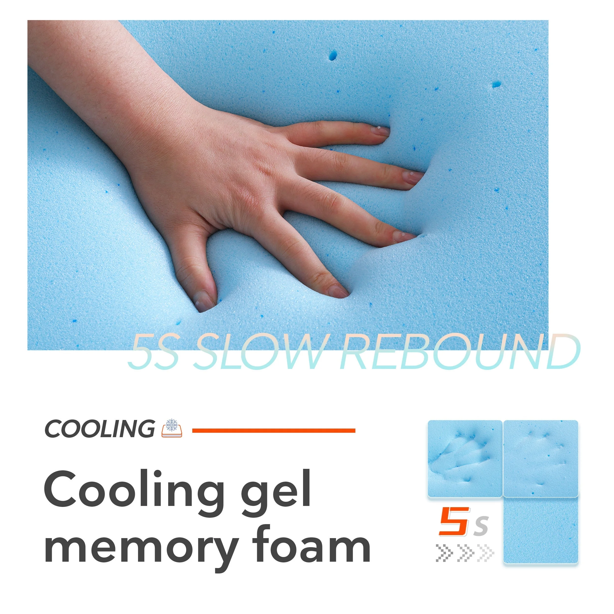 Sweetnight  8-inch Hybrid Memory Foam Innerspring Mattress Queen