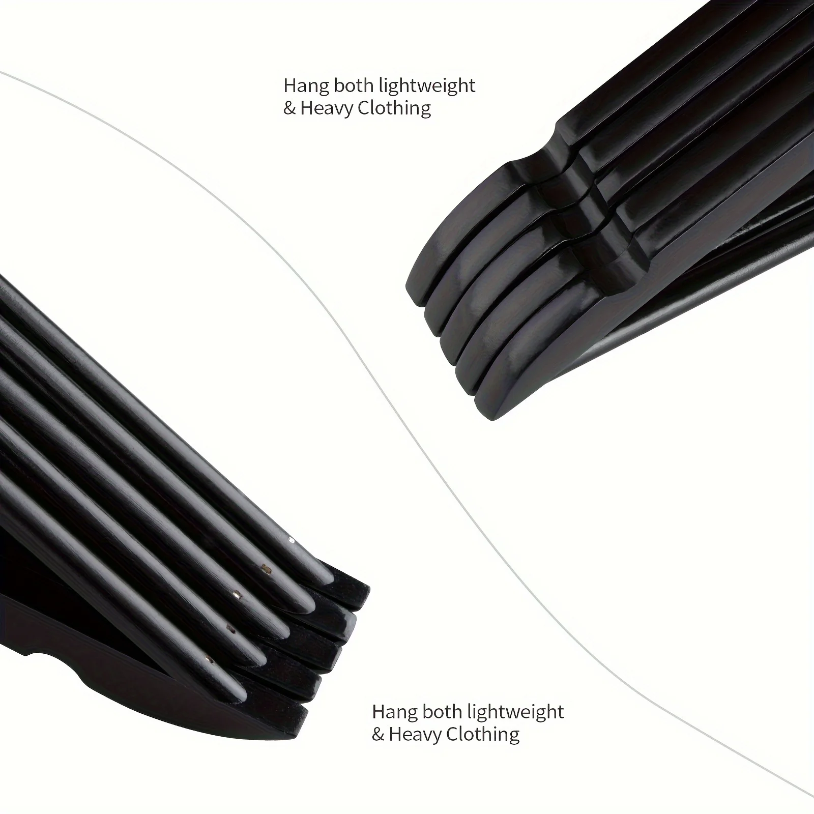 Solid Wooden Hangers 20 Pack, Wood Suit Hangers with Extra Smooth Finish, Precisely Cut Notches and Chrome Swivel Hook, Clothes Hangers for Shirt Coat Jacket Dress, Natural