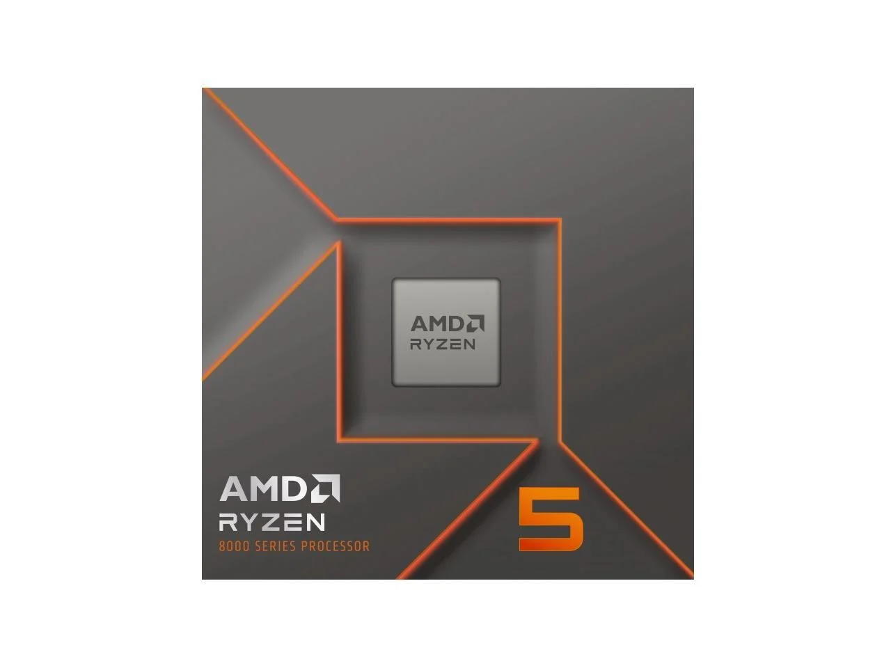 AMD Ryzen 5 8400F Processor, Silver, Silver