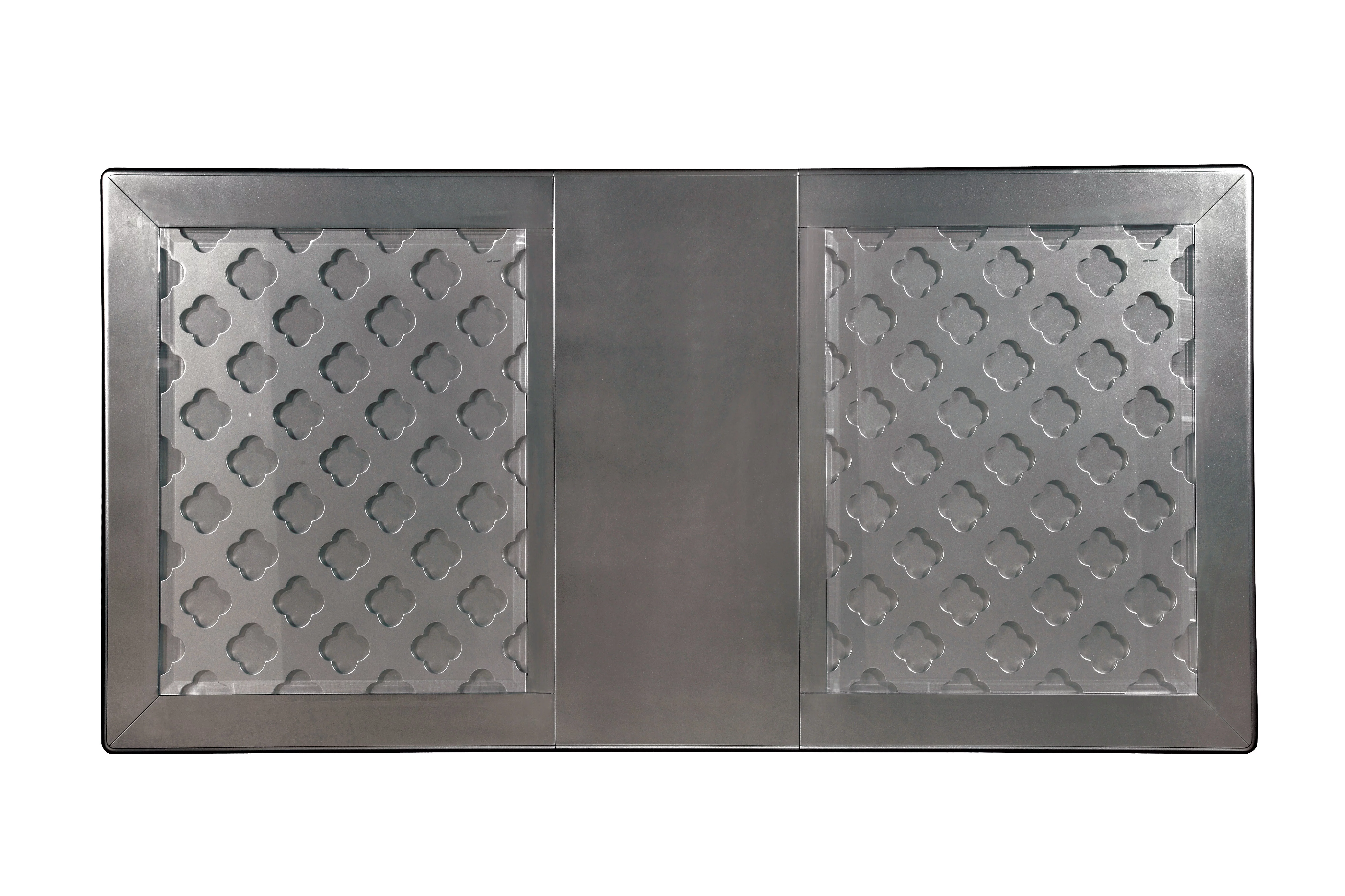 Furniture of America Tara 9-Piece Silver Dining Table Set