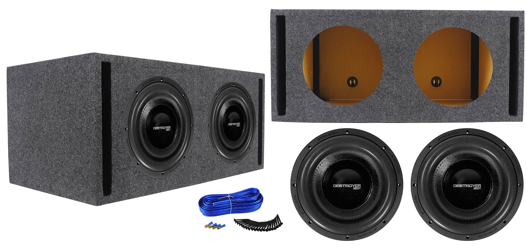 (2) Rockville Destroyer 12D1 12