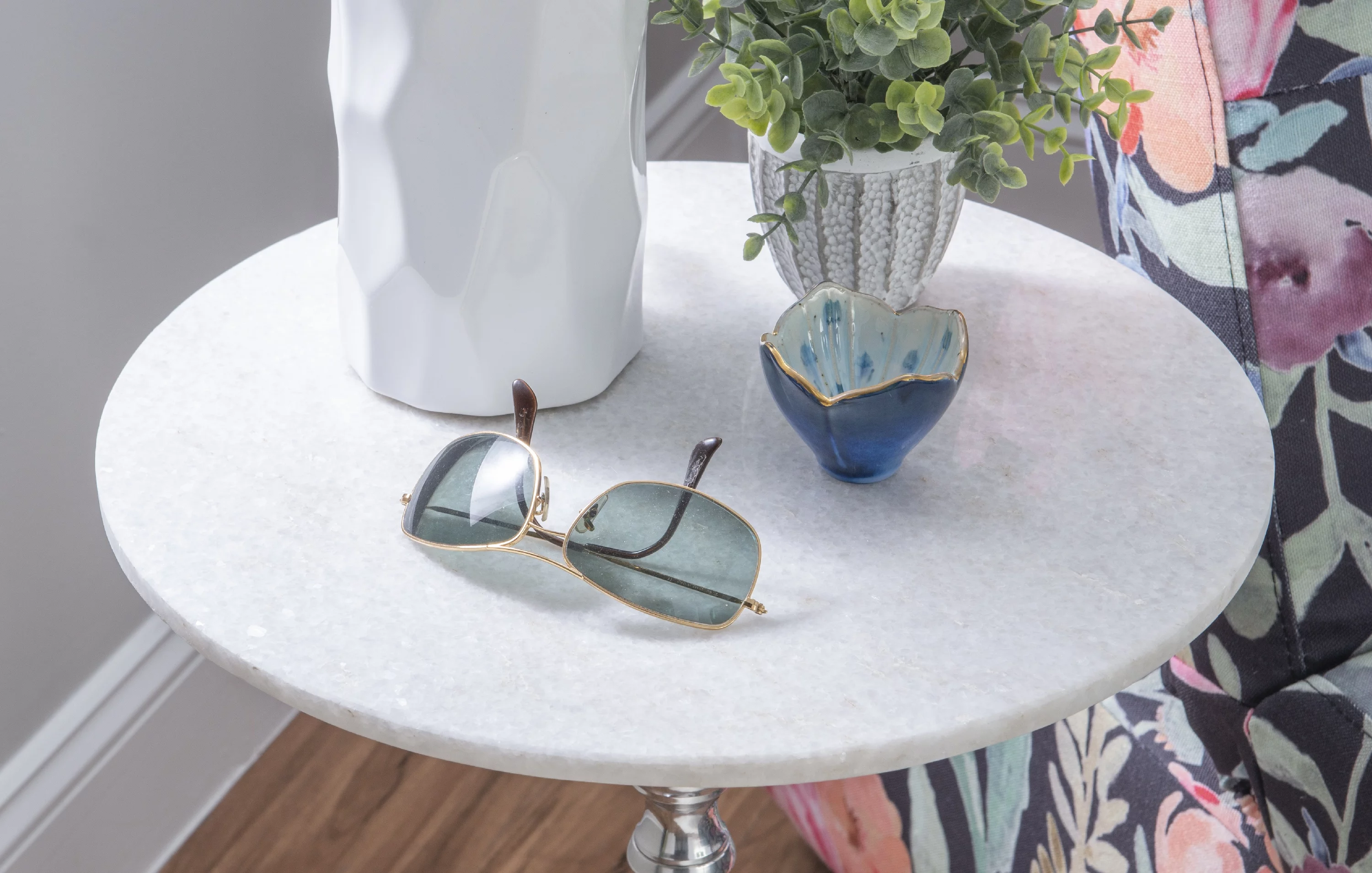 Powell Wiggins Round Side Table, 23.5