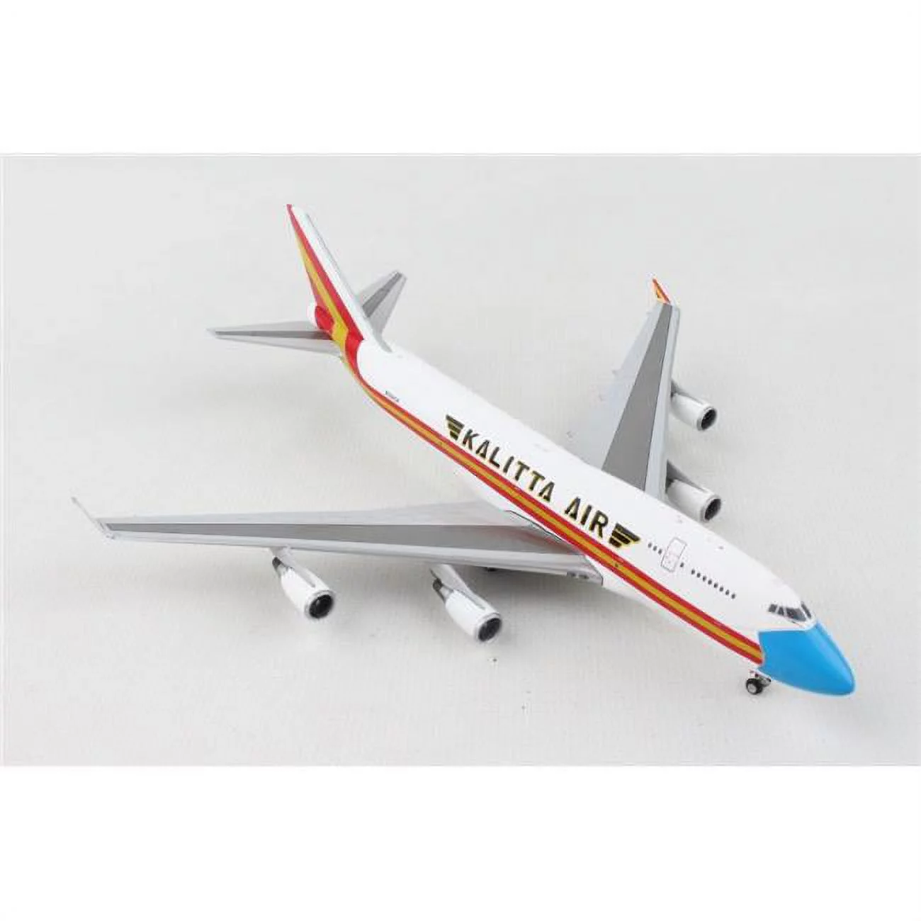 Gemini Jets GJ1999 1-400 Scale No.N744Ck Reg Kalitta 747-400Bcf Mask Livery Model Airplane