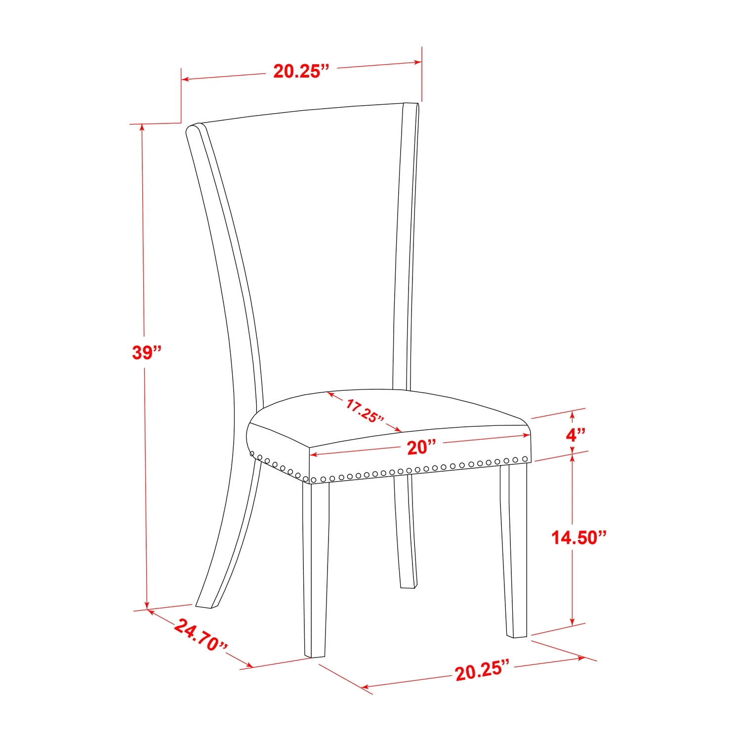 East West Furniture Celina 5-piece Wood Dining Set in Jacobean Brown/Blue