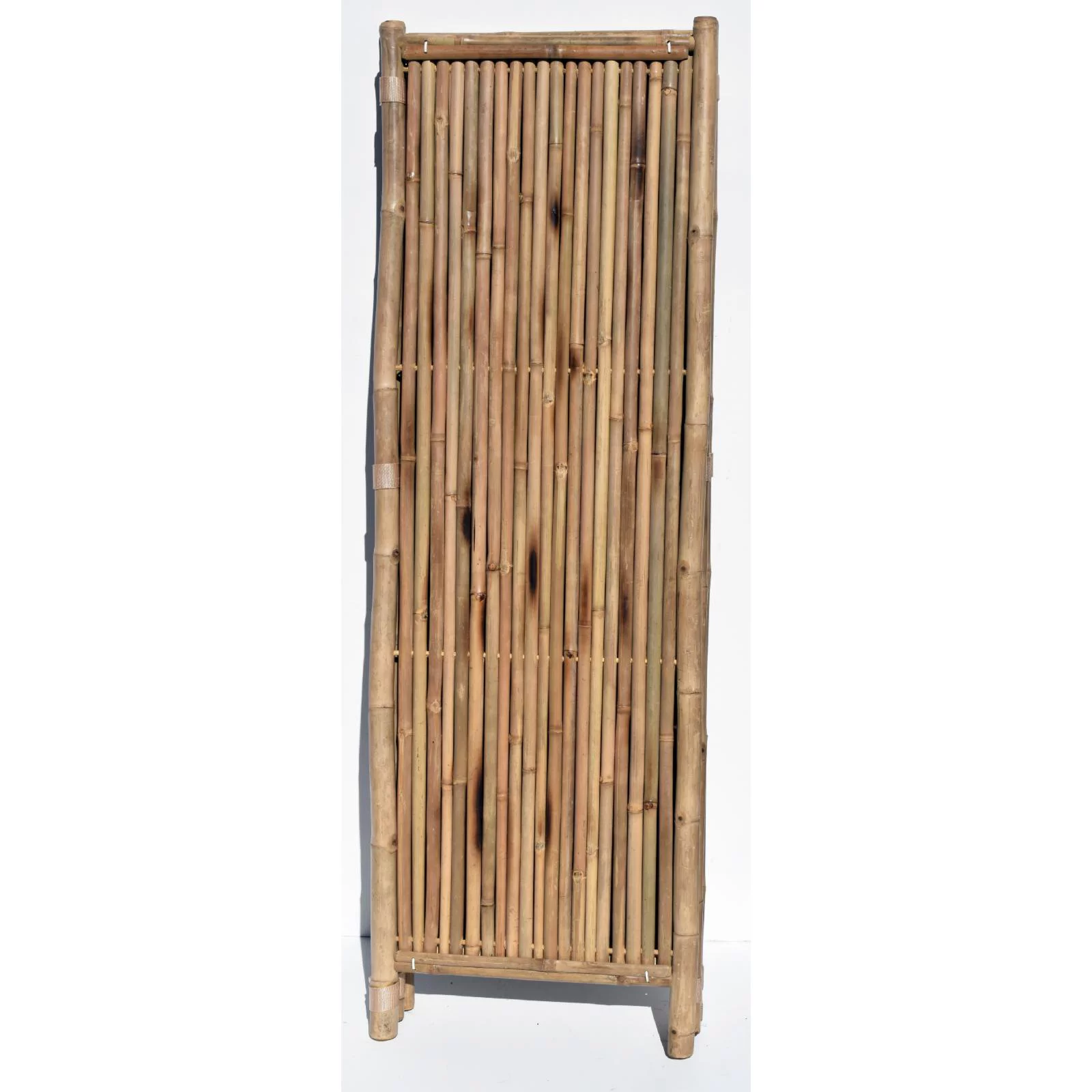 Bamboo54 Round Sticks 3 Panel Bamboo Screen Room Divider