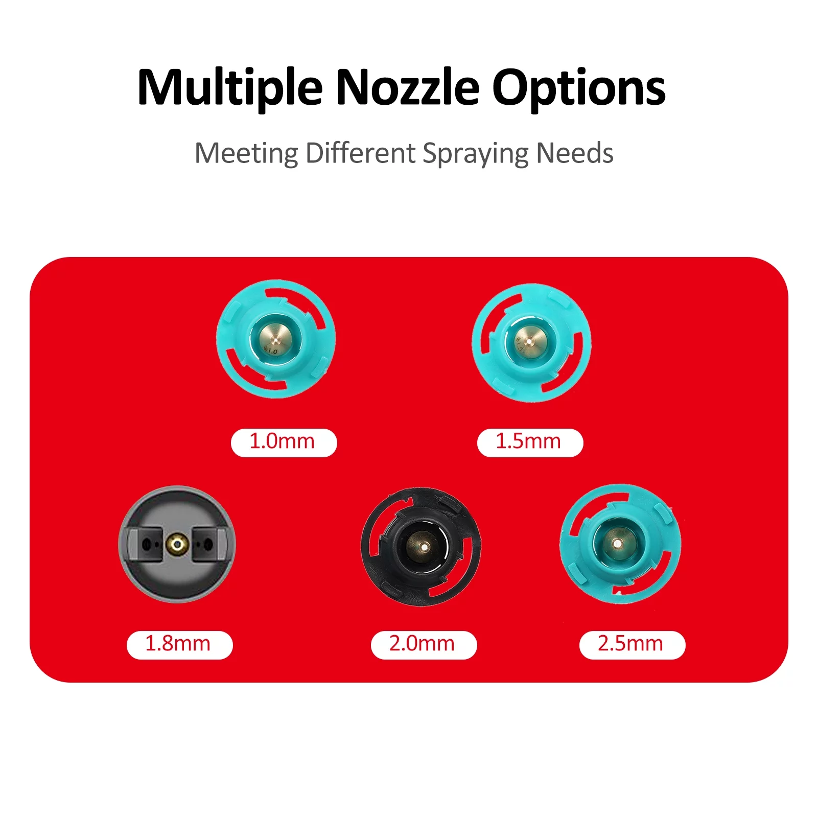 Carevas Battery Spraying Machine, 800W Electric Paint Sprayer, 38000RPM, 800ML Capacity, Watering Can