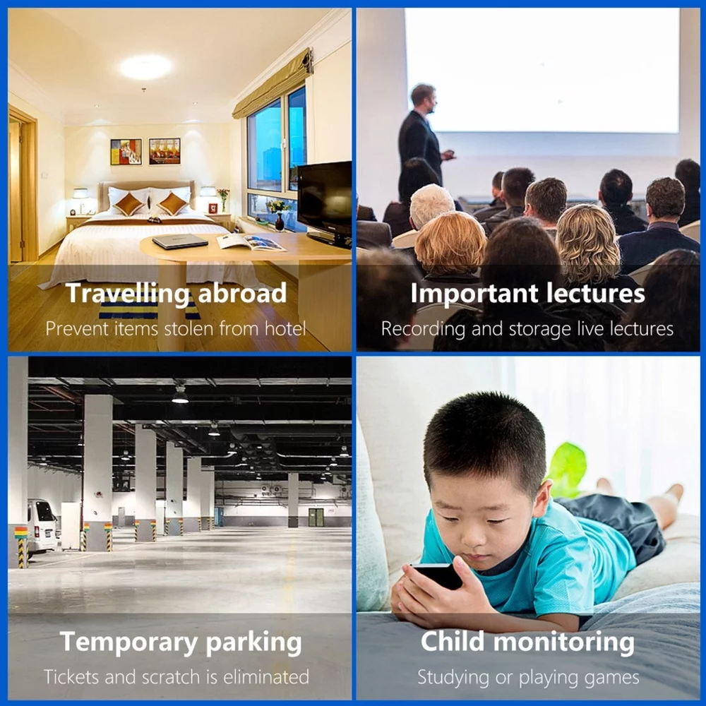 USB Plug Wi-Fi Wireless Camera -DFITO Security Cameras Small 1080p HD Nanny Cam,with 32GB SD Card