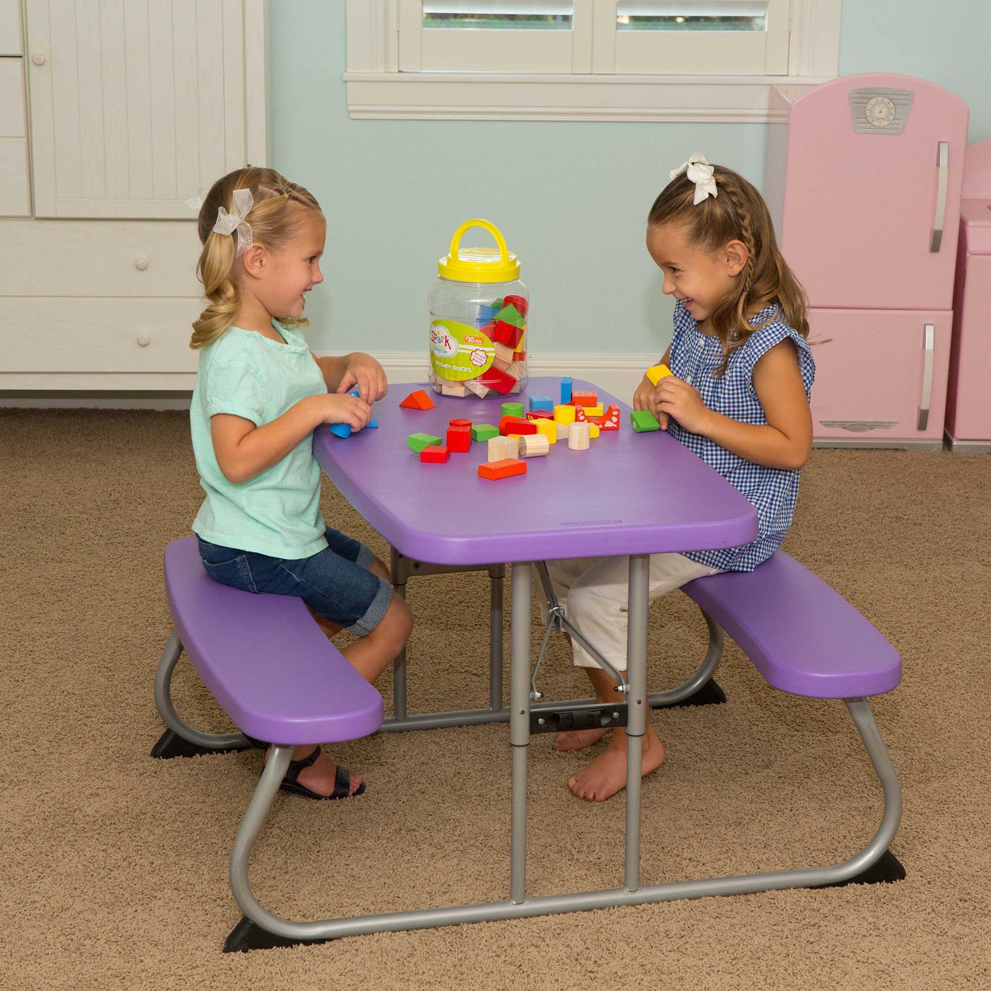 Lifetime Kid's Picnic Table, Purple