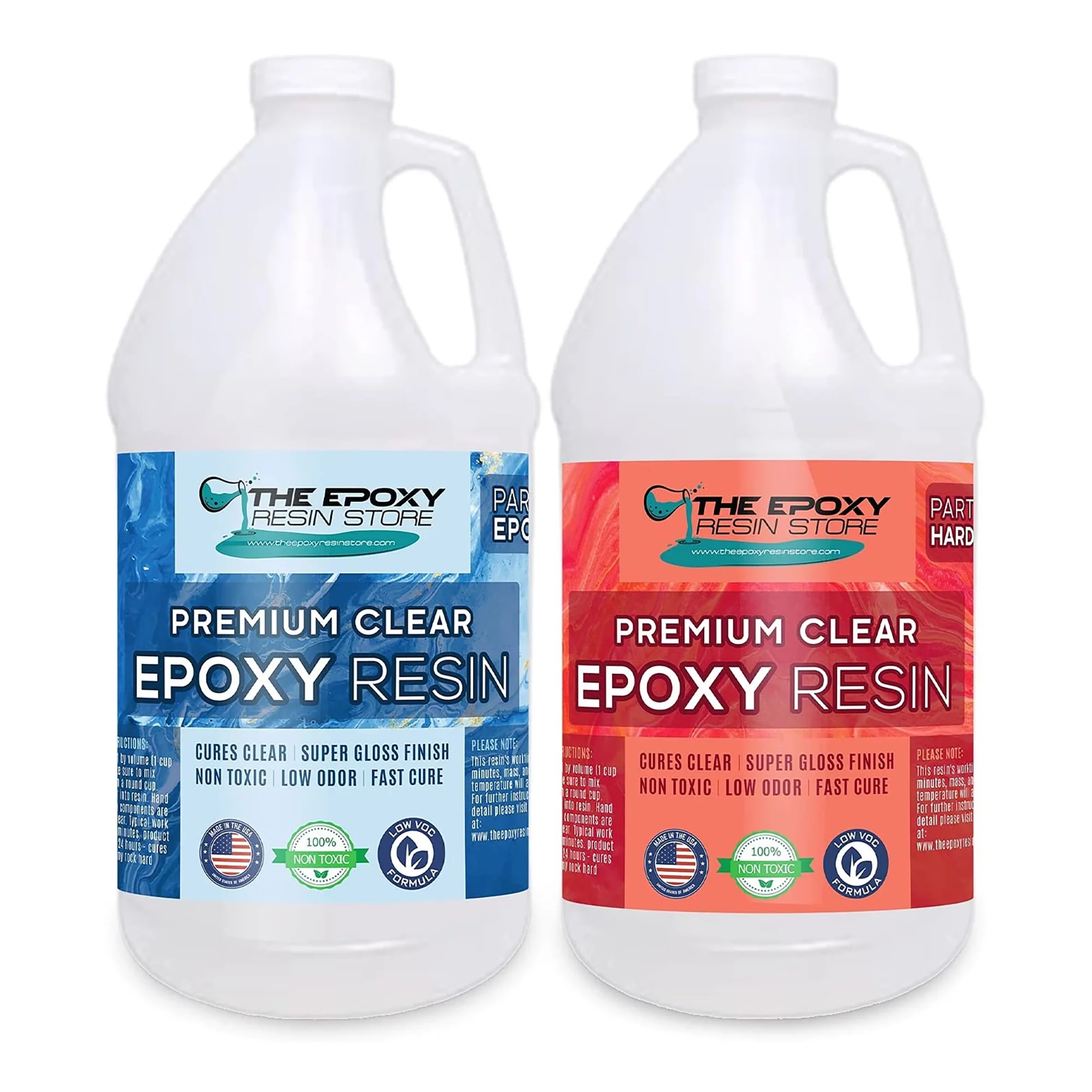 The Epoxy Resin Store Crystal Clear Epoxy Resin Coating Kit, 1 Gallon
