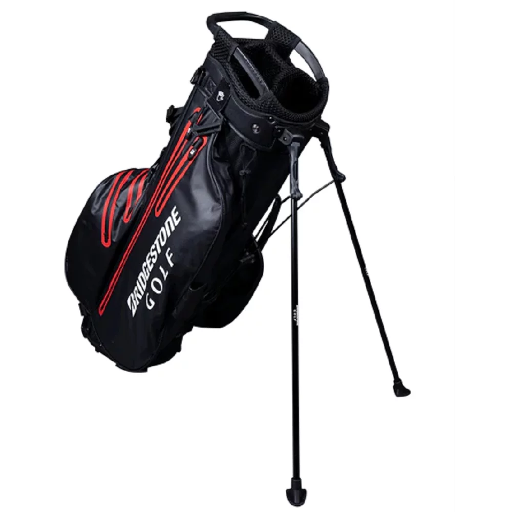 NEW Bridgestone Golf Waterproof Stand / Carry Bag 4-Way Top - Black