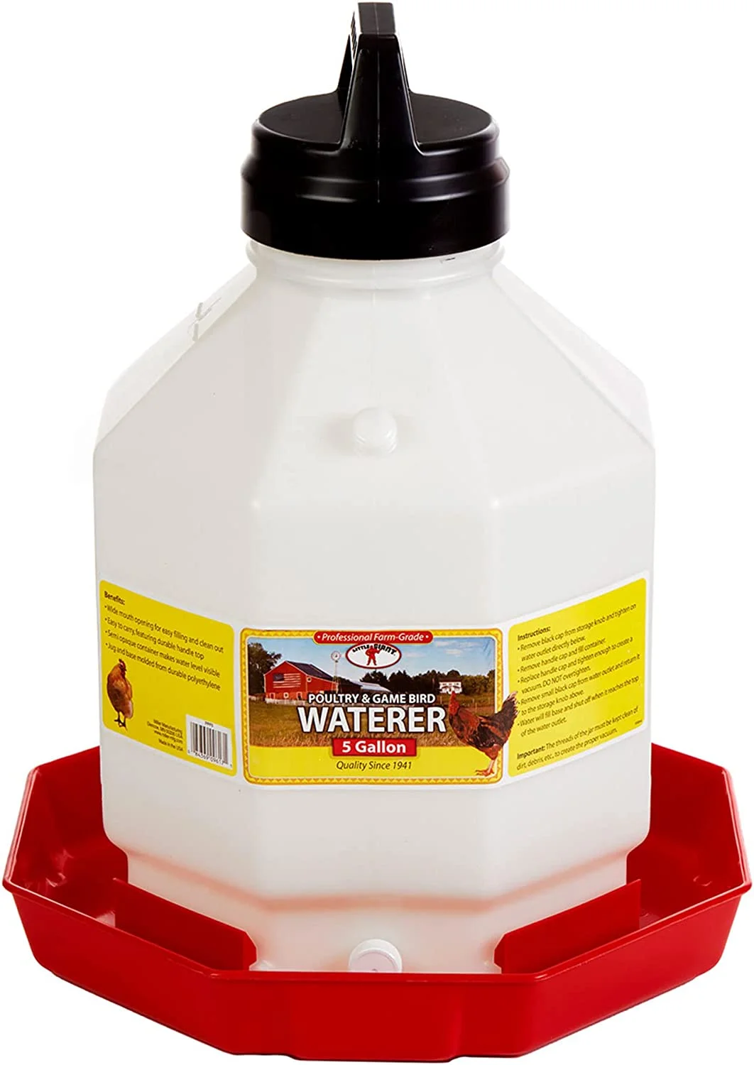 Little Giant Plastic Poultry Waterer