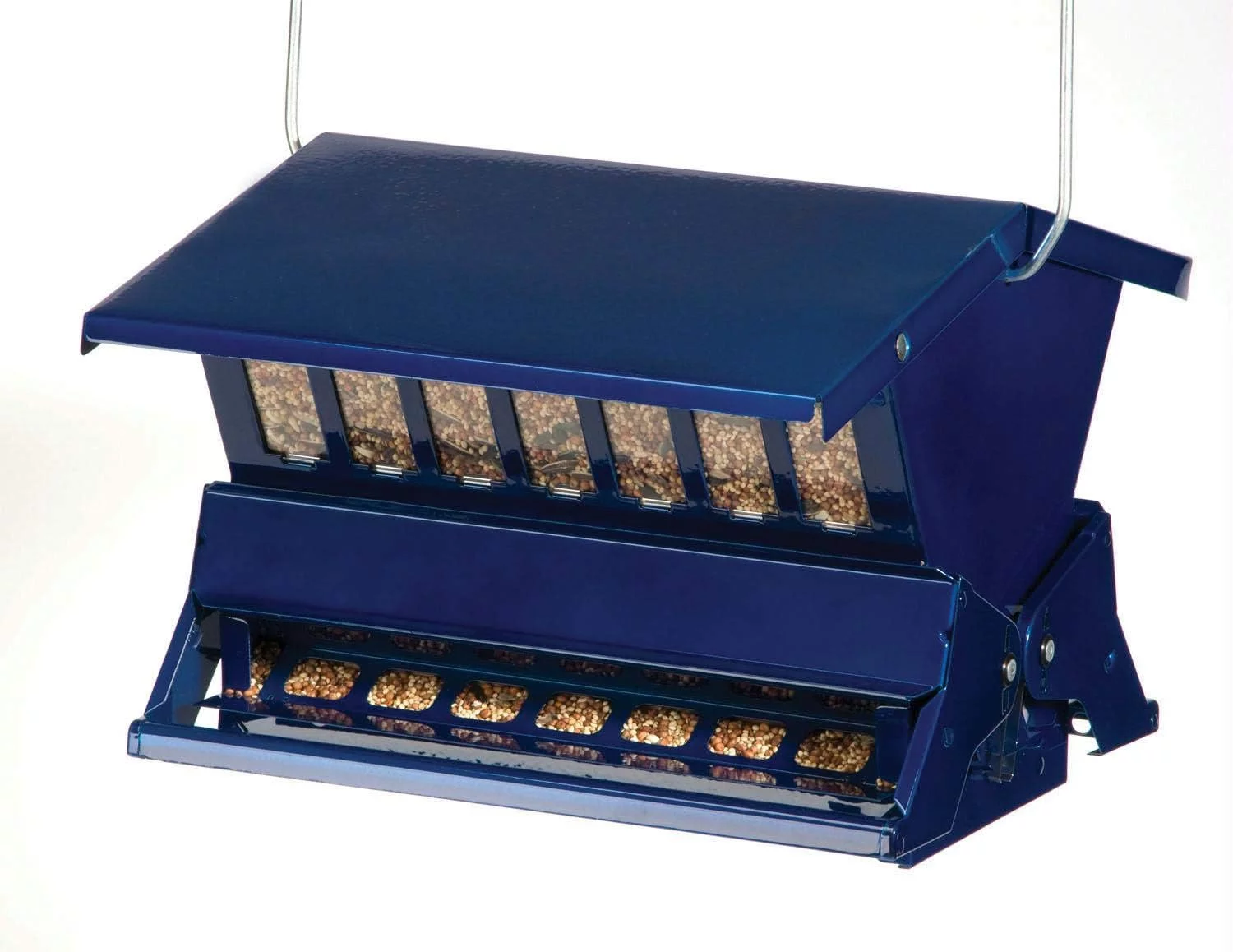 Electric Blue Absolute II Squirrel Proof Bird Feeder