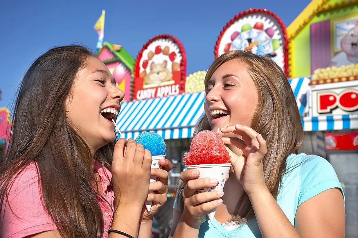 Snow Cone Syrup (25 Fl Oz)- Pack of 2 - Cherry & Blue Raspberry