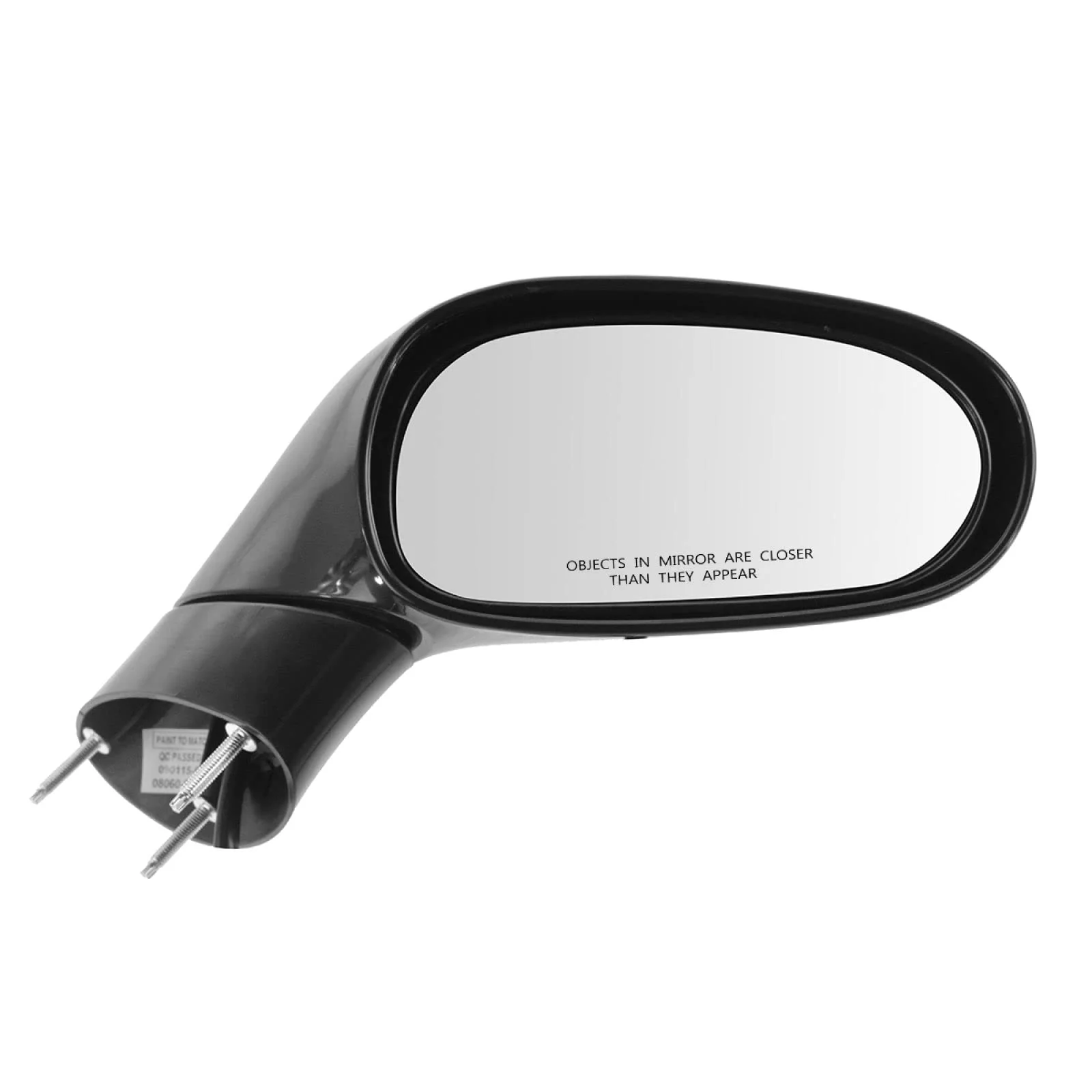 TRQ Power Heated Smooth Black Mirror Passenger Side Right RH for 05-09 Corvette MRA06127 Fits select: 2005-2009 CHEVROLET CORVETTE