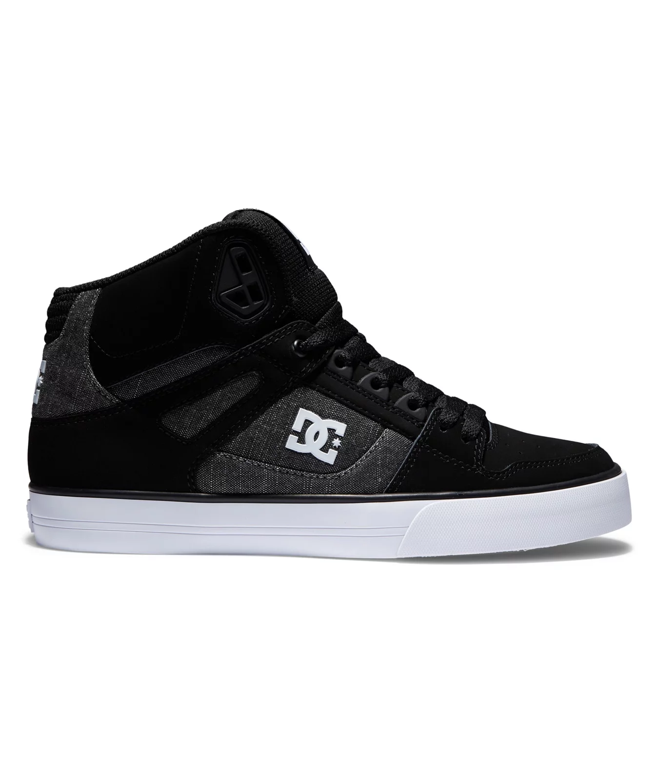 DC Shoes Men's Pure High-Top Shoes Black/Battleship - ADYS400043-BTT