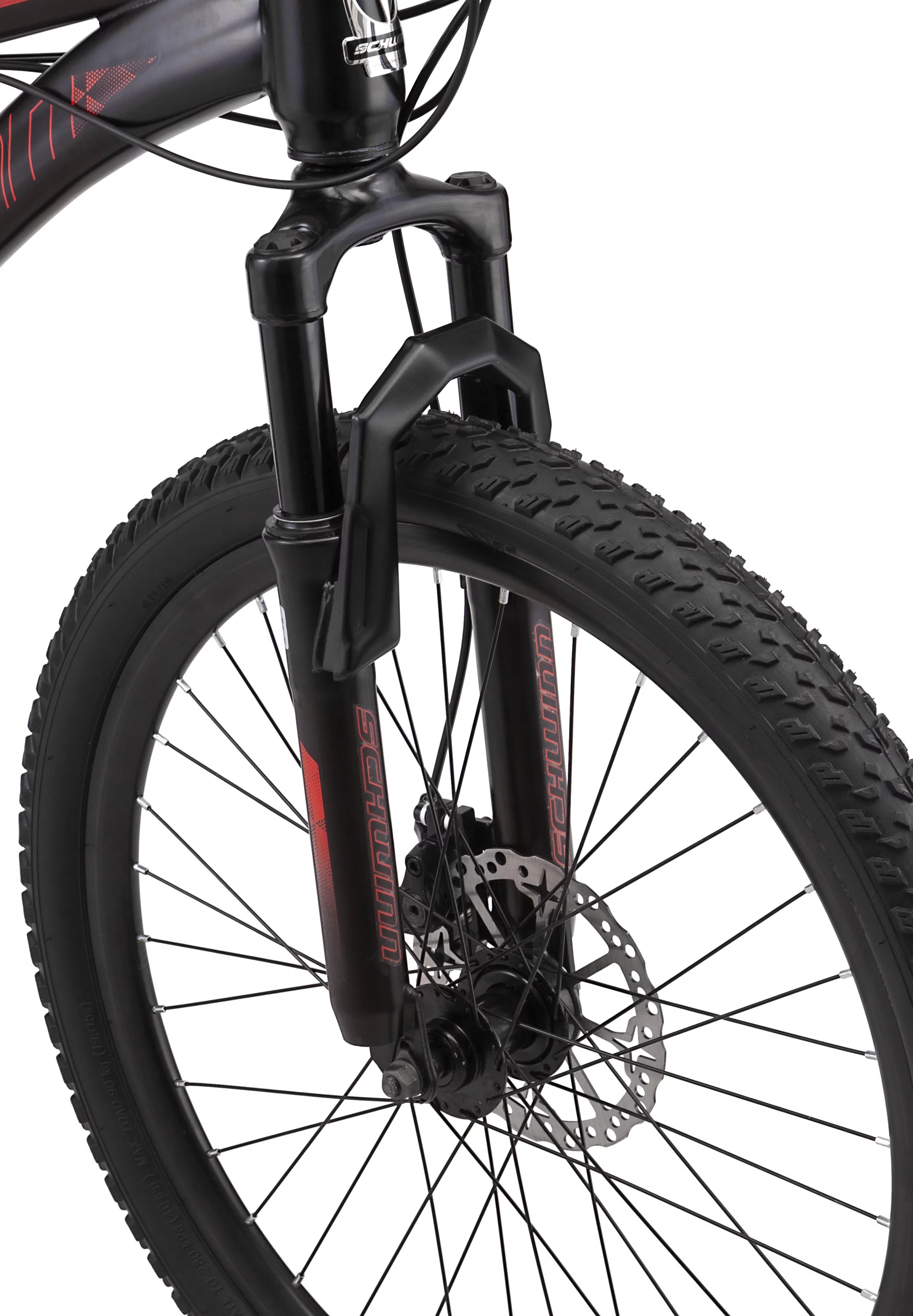 Schwinn Sidewinder Mountain Bike; 24-Inch wheels, 21-speeds, Black / Red