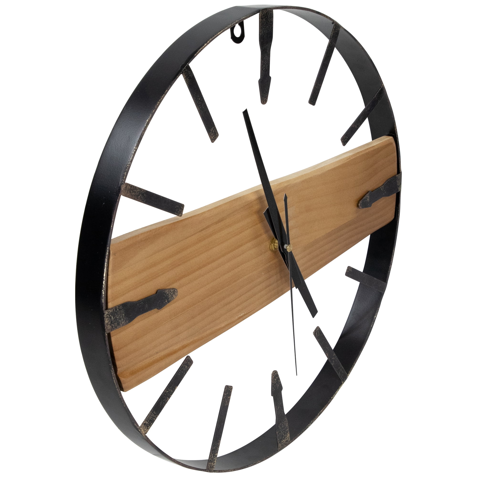 Rustic Metal Frame Wall Clock -15.75
