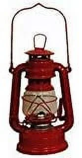 Red Kerosene Oil Lantern Emergency Hanging Light / Lamp - 8 Inches