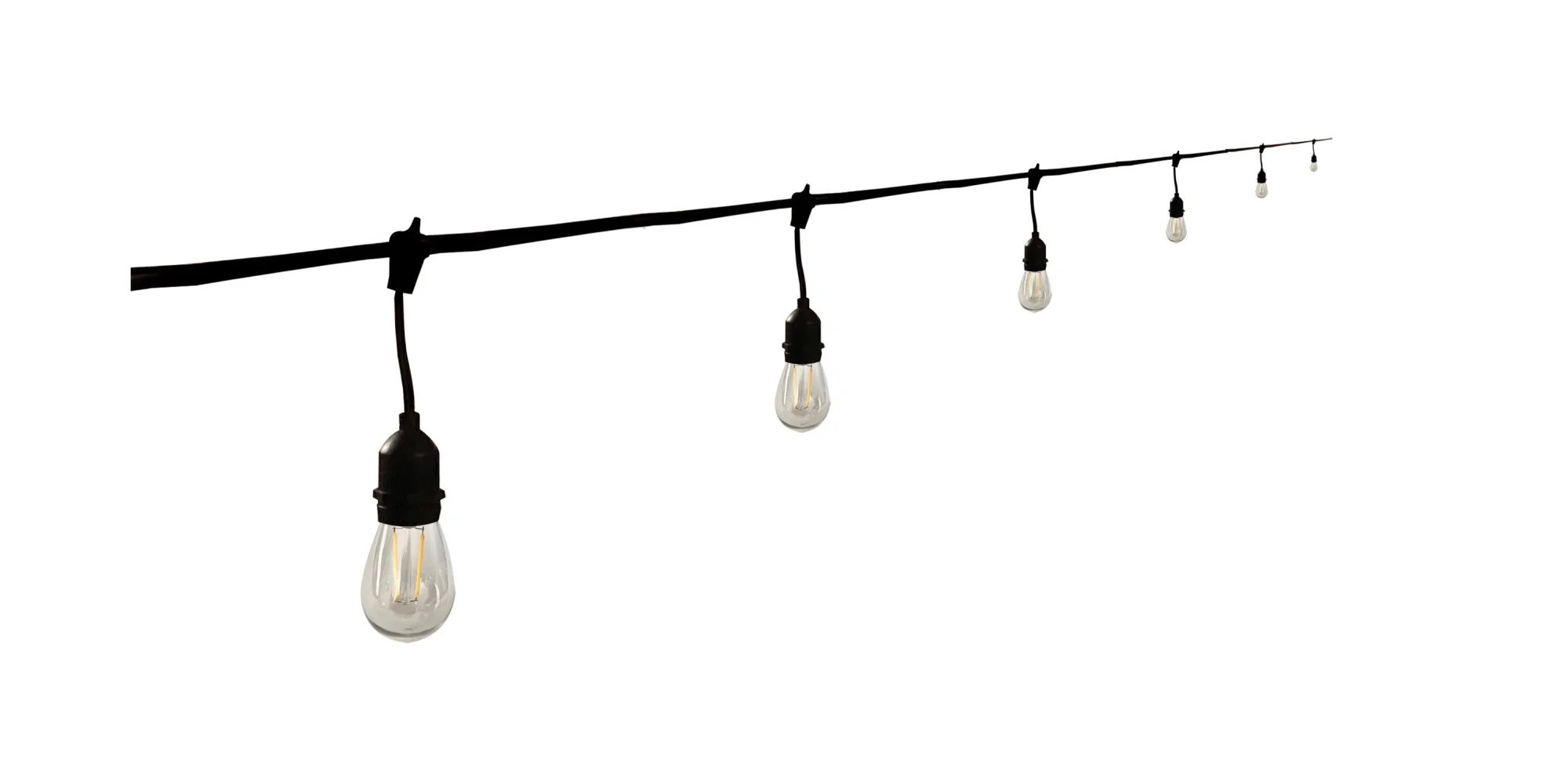 Satco S8020 24 ft. LED String Light, Clear