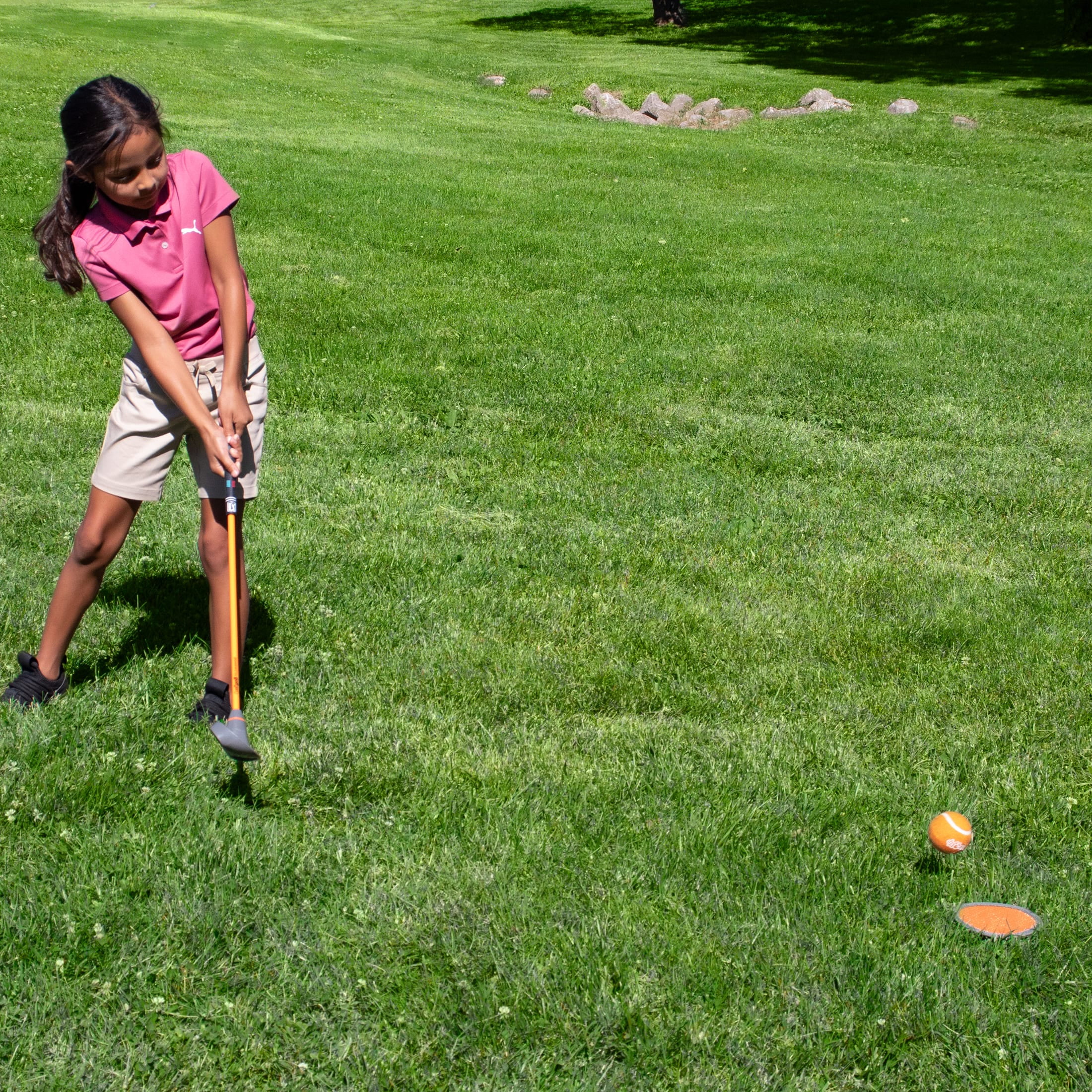 PGA Tour Tee-Up Kids Iron Golf Club, Medium, Right Handed Dexterity