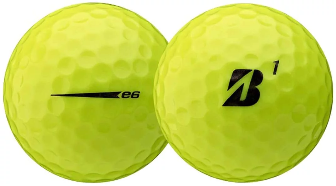 Bridgestone Golf e6 Golf Balls, Yellow, 12 Pack